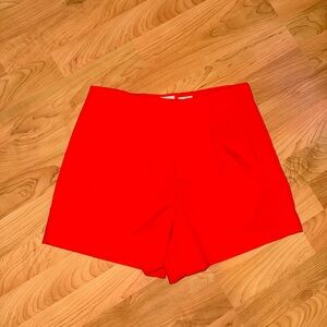 a new day Bold Red Stretch Shorts NWOT